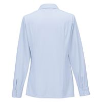 カーシーカシマ TRICOT STRIPE KNIT 長袖リボンブラウス サックスストライプ 9号 EWB876 1着