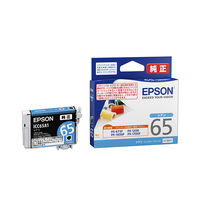 エプソン（EPSON） 純正インクカートリッジ ICC65A1 シアン 1個