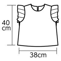 アーテック ソフトサテン フリフリシャツ 白 15068 1セット(3個)