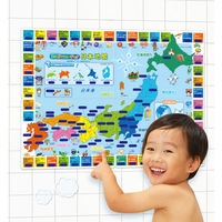 パイロット こたえがでてくる! おふろでスタディ 日本地図 1861456 1個