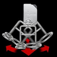 エスコ 94x 99x150mm ツールホルダー EA925MR-19 1セット(3個)（直送品）