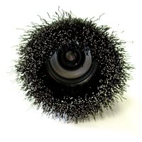 アークランズ 軸付カップブラシ ステンレス線 直径50mm DB-1125 1セット(3個)（直送品）