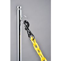 プラスチックチェーン用ジョイント 黒 SNPーBK 全長99mm 対応線径:10/12mm以下 2個組 ナイロン 284171 1組(2個)（直送品）