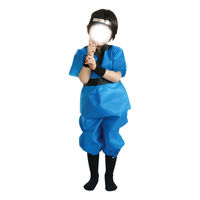 アーテック 不織布 衣装ベース Cサイズ シャツ 青 2176 1着