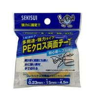 多用途PEクロス両面テープ 小巻 幅15mm×長さ4.5m WPECX2 積水マテリアルソリューションズ 1巻