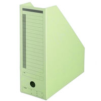 プラス　ボックスファイル　タテ　ＧＲ　A4タテ 背幅100＜mm＞グリーン　FL-052BFGR　5冊　　（直送品）