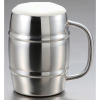パール金属 ダブルステン 樽型メガジョッキ1.0L 4560464234350 1個（直送品）