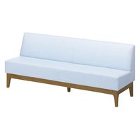 【軒先渡し】アスプルンド 背付ベンチ 木脚 幅1800mm ブルー 284651 1台（直送品）