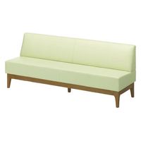 【アウトレット】【軒先渡し】アスプルンド 背付ベンチ 木脚 幅1800mm グリーン 284682 1台（直送品）