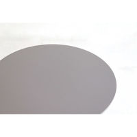 ICHIBA ロータス サイドテーブル 幅400×奥行400×高さ560mm グレージュ ILT-2987GRJ 1台（直送品）