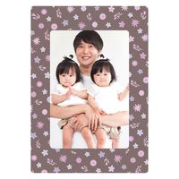 マッチングジャパン ウォールステッカー 写真立て フォトフレーム シール「小花/ピンク」1セット CO-10076-AS 1枚（直送品）