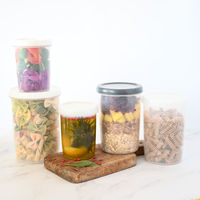 ウィルマックス ディープラウンドコンテナ（丸・深型）M（1000ｍｌ）　クリア(セット品：10個） 4570030351619（直送品）