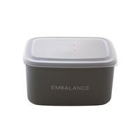 保存容器 フードコンテナ エンバランス 角型 3500ml 日本製 グレー 5個