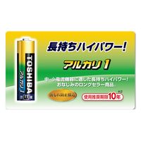 東芝 東芝(TOSHIBA)アルカリ乾電池 単2形 2本パック(シュリンク) LR14AN 2KP 1セット(100本:10本×10箱)