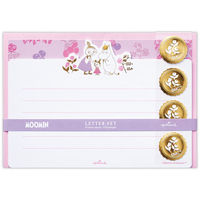 日本ホールマーク レターセット ムーミンベリーパープル 806439 6パック（直送品）