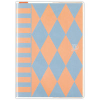 日本ホールマーク 日記帳 ログッポ 日常幾何学 ブルー 809669 1セット(3冊)（直送品）