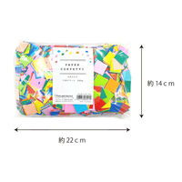 紙吹雪 300ｇ カラーアソート CON-300G 2袋 エヒメ紙工（直送品）