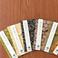 鳥居 ポチ袋 金襴(きんらん) 紺 FPN-313 1枚（直送品）