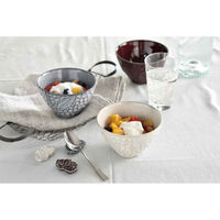 アイトー ボウル 11cm リアン 磁器 食器 日本製 グレー 310464 1個（直送品）