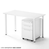 サンワサプライ キャビネット 幅390×奥行534×高さ600mm ホワイト SNW-106W 1台（直送品）