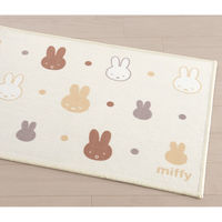 センコー ミッフィー　サプライズミッフィー　ロングマット　約45× 240cm　アイボリー DBB220416 1枚（直送品）