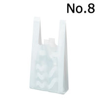 アスクル レジ袋エコノミータイプ 8号 乳白 1セット（100枚入×60袋）  オリジナル