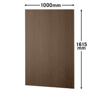 トーカイスクリーン MSパネル 木目 1610 幅1000×奥行36×高さ1615ｍｍ ミディアムウッド MSW-1610Mw 1枚