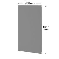 トーカイスクリーン MSパネル クロス 1609 幅900×奥行36×高さ1615ｍｍ ミディアムグレー MS-1609MG 1枚