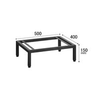 【アウトレット】【軒先渡し】エムテックス スチールパーソナルロッカー スチール脚 幅500mm用 285122 1台（直送品）