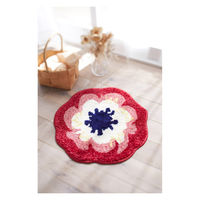 【アウトレット】スミノエ デザインライフ リコマット 50×50cm レッド 4549781253046 1枚