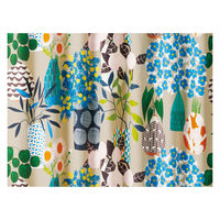 スミノエ デザインライフ ジョイ 遮光カーテン フラワーポット 1000×2000mm ベージュ 4549781289076 1枚（直送品）