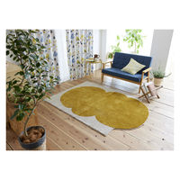 スミノエ デザインライフ カボチャクモラグ 130×185cm イエロー 4549781289779 1枚