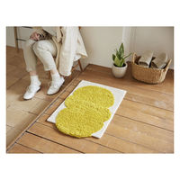 【アウトレット】スミノエ デザインライフ カボチャクモマット 45×70cm モスグリーン 14301962 45×70 1枚