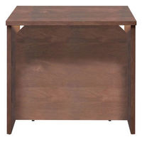 アール・エフ・ヤマカワ ローカウンターII 幅750×奥行600×高さ700mm DMJウォルナットII RFLC2-7560DM2 1台（取寄品）