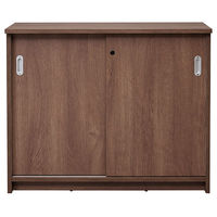 【組立設置込】アール・エフ・ヤマカワ 書庫型カウンターIII DMJウォルナットII RFHCSH3-1200DM2 1台（取寄品）