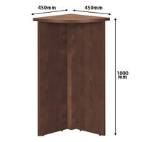 アール・エフ・ヤマカワ ハイカウンター コーナー DMJウォルナットII RFPC-106MDM2 1台（取寄品）