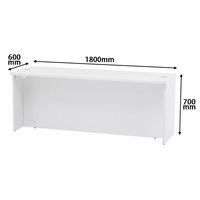 アール・エフ・ヤマカワ ローカウンターIII W1800×D600 WJホワイト RFLC3-1860WH 1台（取寄品）