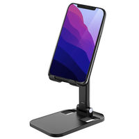 磁気研究所 折り畳み式スマホスタンド HD-SPS01BK 1個