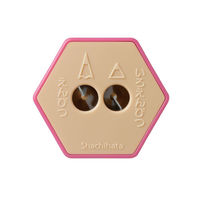 シヤチハタ 鉛筆削り ケズリキャップ ツイン ピンク ZKC-W2/H 1個