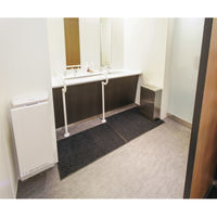 大一産業 エフェクトマット　９００×１８００ｍｍ　グレー／黒 4981390068039 1枚（直送品）