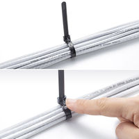 サンワサプライ ケーブルタイ(ワイド) CA-614N 1個