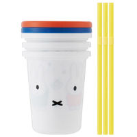 スケーター タンブラー ストロー付き 3個入り 320ml ミッフィー プラスチック 388097 1個