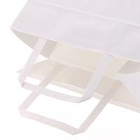 【紙袋】 Nフラットチャームバッグ 平手 220-1 白無地 003277331 1袋（50枚入）シモジマ