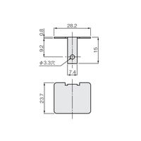 アトムリビンテック HRー150(N)エンドカバー ホワイト 223296 1セット(20ヶ)（直送品）