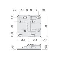 アトムリビンテック HDー50 64X70 ZACアイボリー 080696 1セット(3枚)（直送品）
