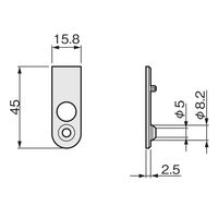 アトムリビンテック AFD-2700用カバー 茶 245897 1セット(30ヶ)（直送品）