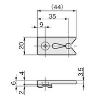 アトムリビンテック AFDー3110吊元仮固定キャッチ DG 245901 1セット(10ヶ)（直送品）