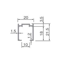アトムリビンテック AFDー1500H 3，640ミリ アンバー 070244 1本（直送品）