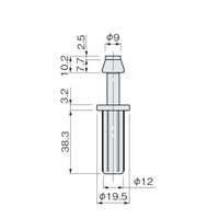アトムリビンテック HDー21E PE・鋼 219902 1セット(8ヶ)（直送品）