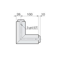 アトムリビンテック SWー712L ツバ付き シルバー 217638 1ヶ（直送品）